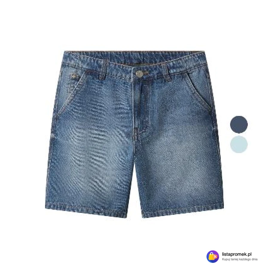 Szorty chłopięce jeansowe z bawełny