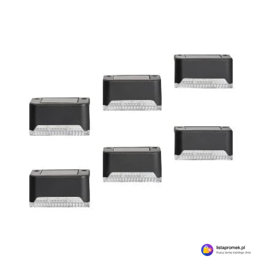 Zestaw 6 lamp solarnych LED
