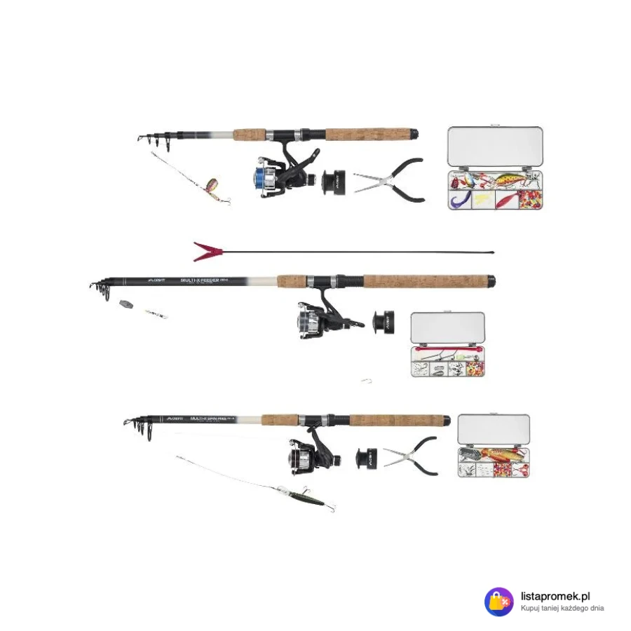 Zestaw wędkarski spinningowy 210-5