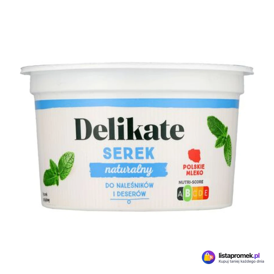 Serek twarogowy Delikate, różne rodzaje