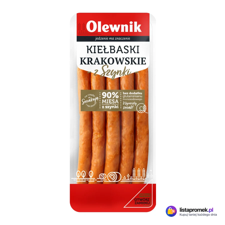 Kiełbaski, różne rodzaje