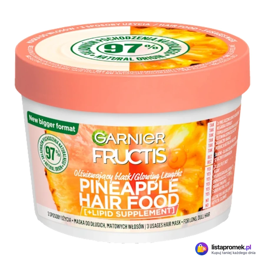 Maska do włosów Garnier Fructis Hair Food, 400 ml