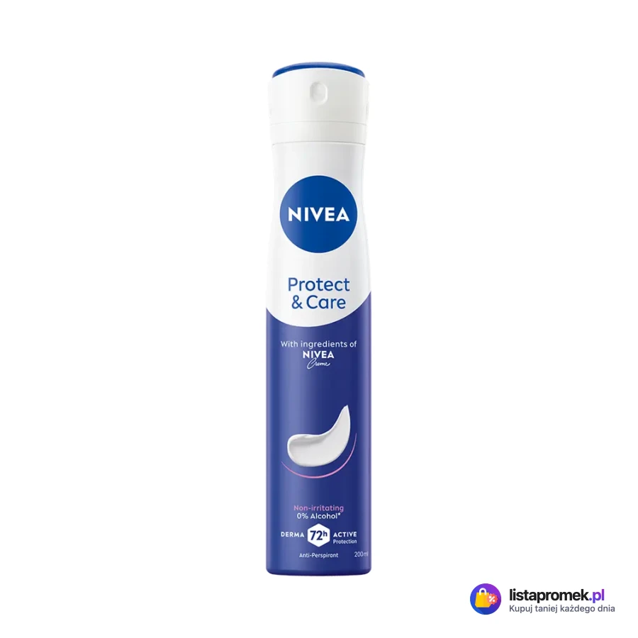 Dezodorant w spray'u Nivea, różne rodzaje