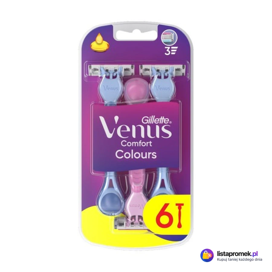 Maszynki do golenia Gillette Venus, 3/6 szt.