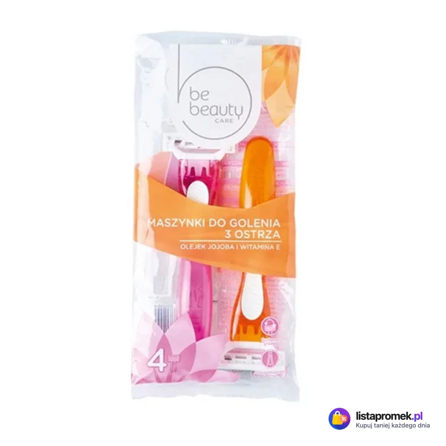 Maszynki do golenia Be Beauty 3 ostrza, 4 szt.