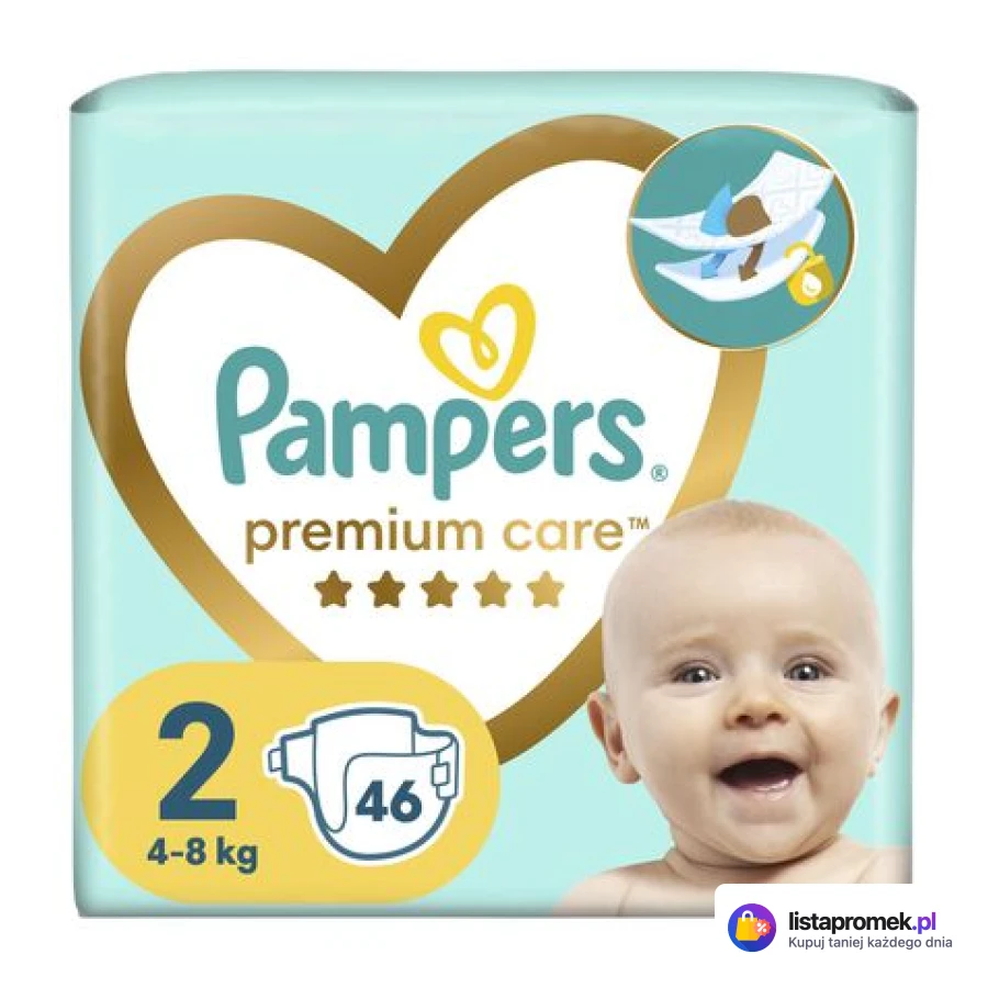 Pieluchy Pampers Premium Care S2