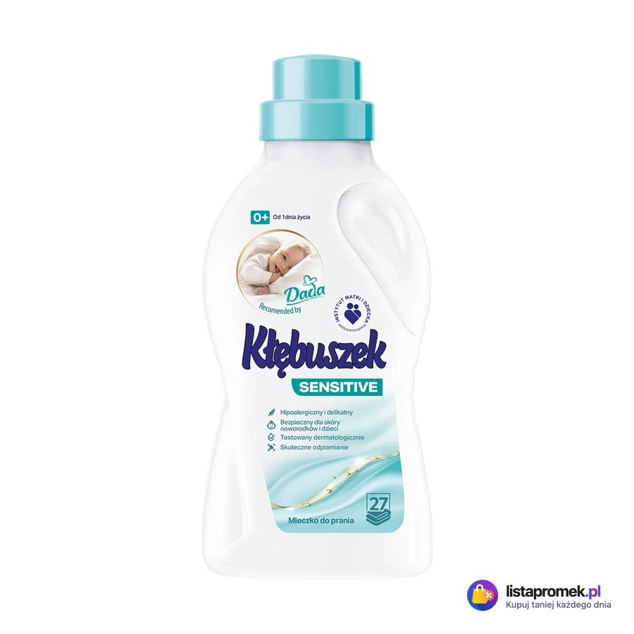Płyn do prania Kłębuszek Dada Sensitive, 1,5 l