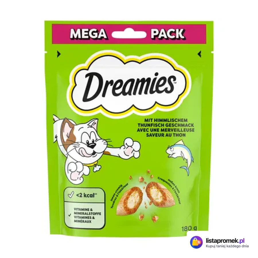 Przysmak dla kota Dreamies, różne rodzaje