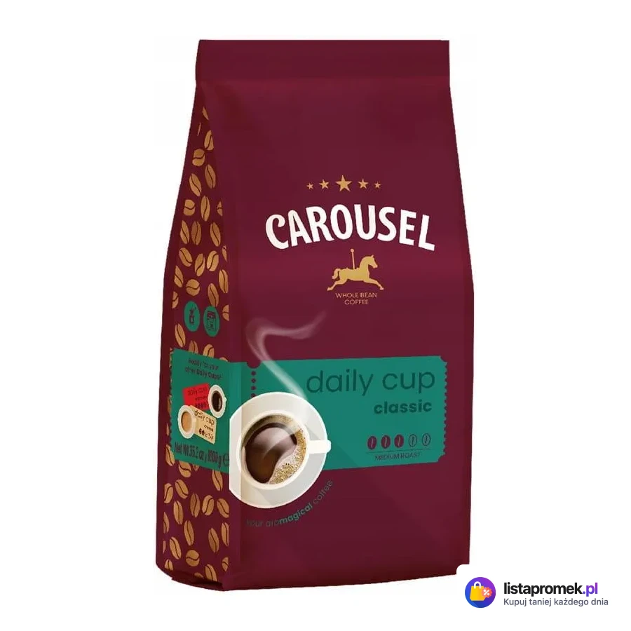 Kawa ziarnista Carousel classic, crema