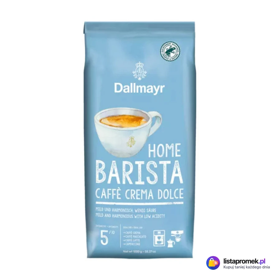 Kawa ziarnista Home Barista (Caffe Crema Dolce, Caffe Crema Forte)