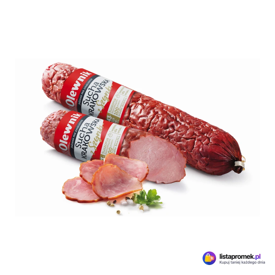 Kiełbasa sucha krakowska z szynki Olewnik