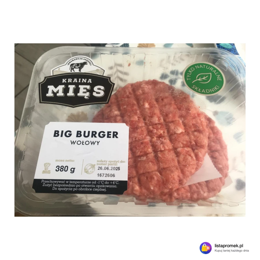 Big burger wołowy