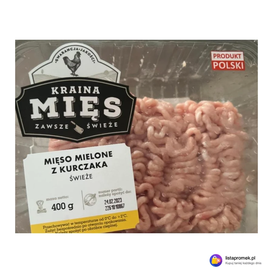 Mięso mielone z fileta z kurczaka