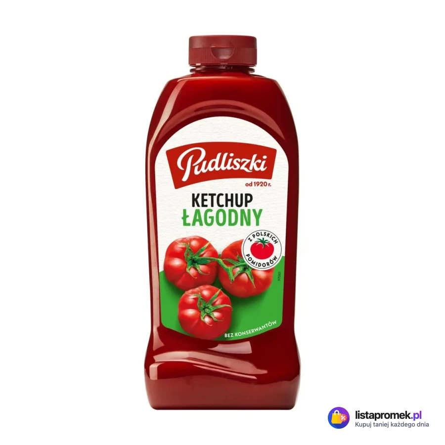 Ketchup łagodny lub pikantny