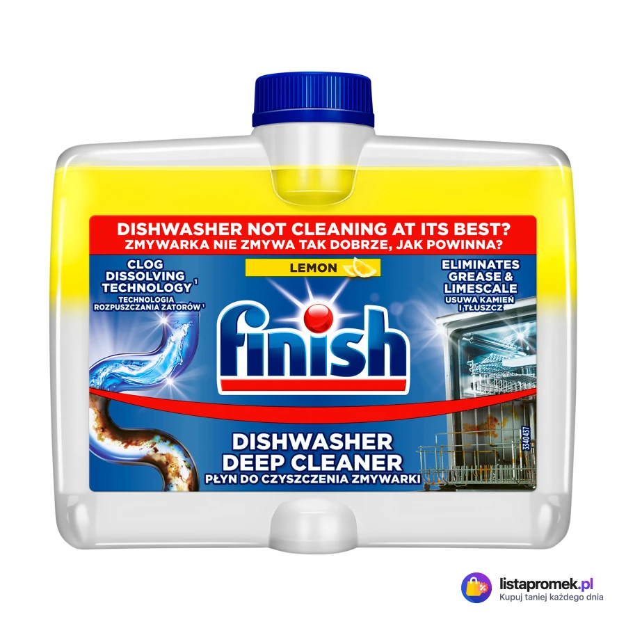 Płyn do czyszczenia zmywarki, 250 ml lub płyn nabłyszczający, 400 ml lub odświeżacz do zmywarki