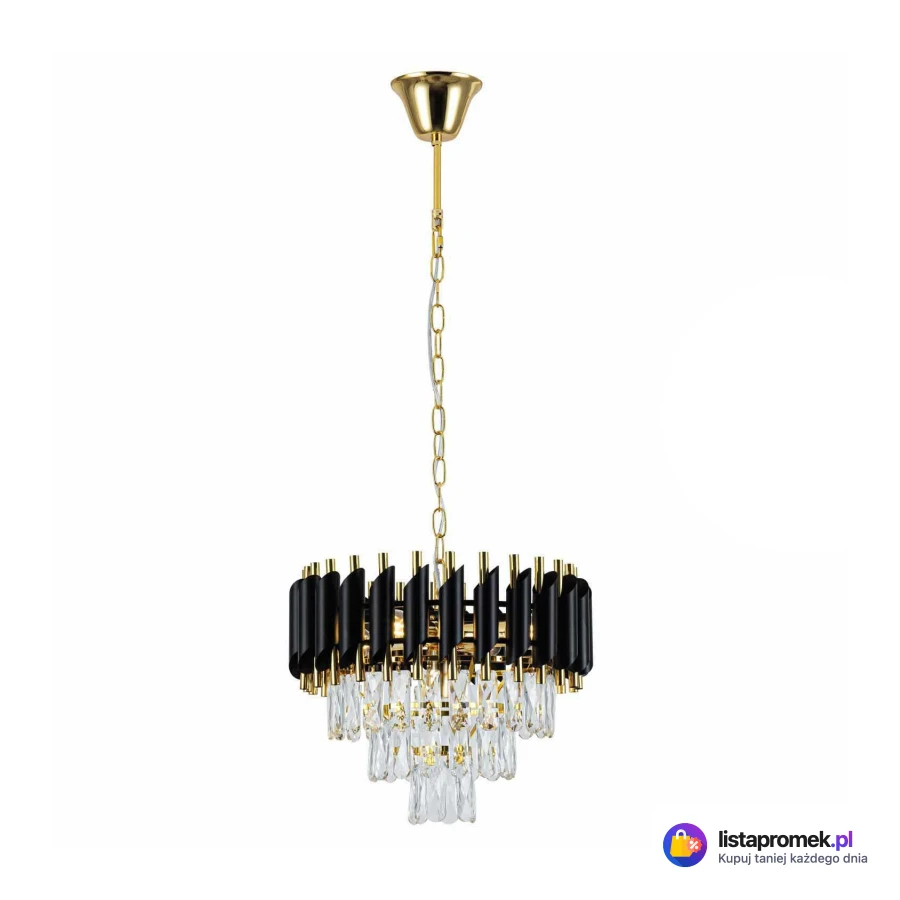 Lampa wisząca Margo 5xE14 czarno-złota