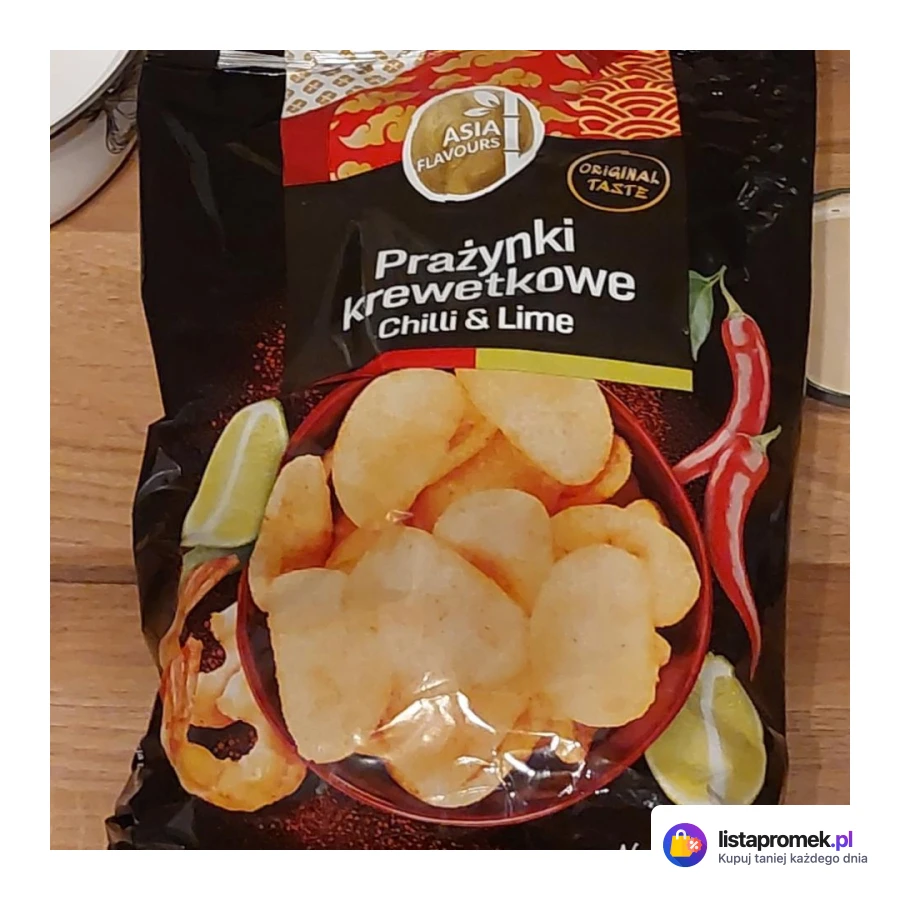 Prażynki krewetkowe teriyaki, chilli & lime Asia Flavours