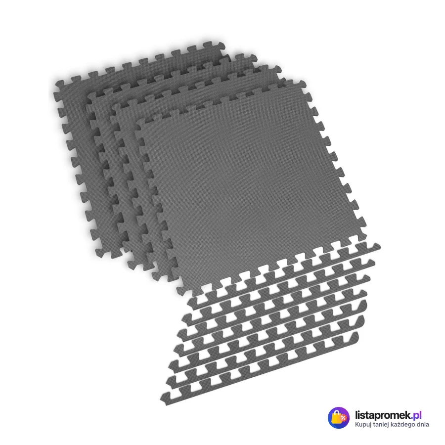 Mata do ćwiczeń Scrab 4 puzzle, szara