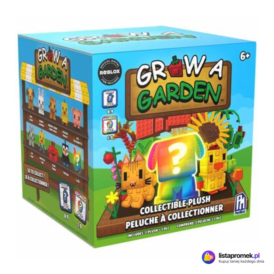 Grow a Garden Seria 1 pluszak, 10 cm, sekretne pudełko