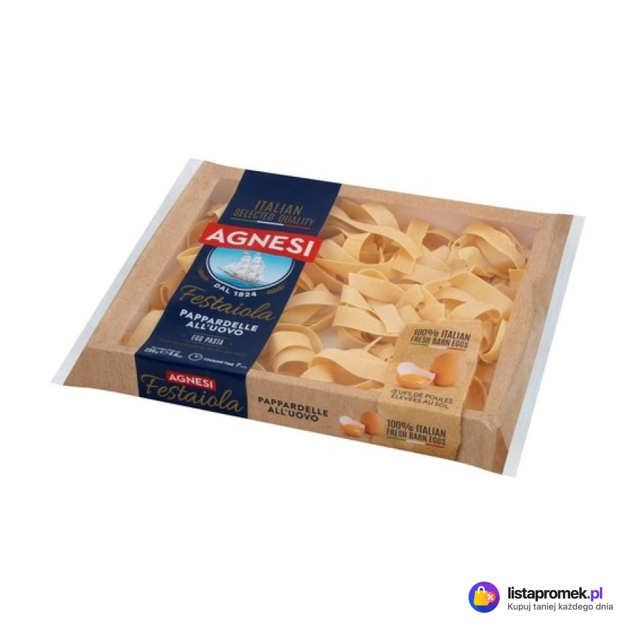Makaron Agnesi, wybrane rodzaje