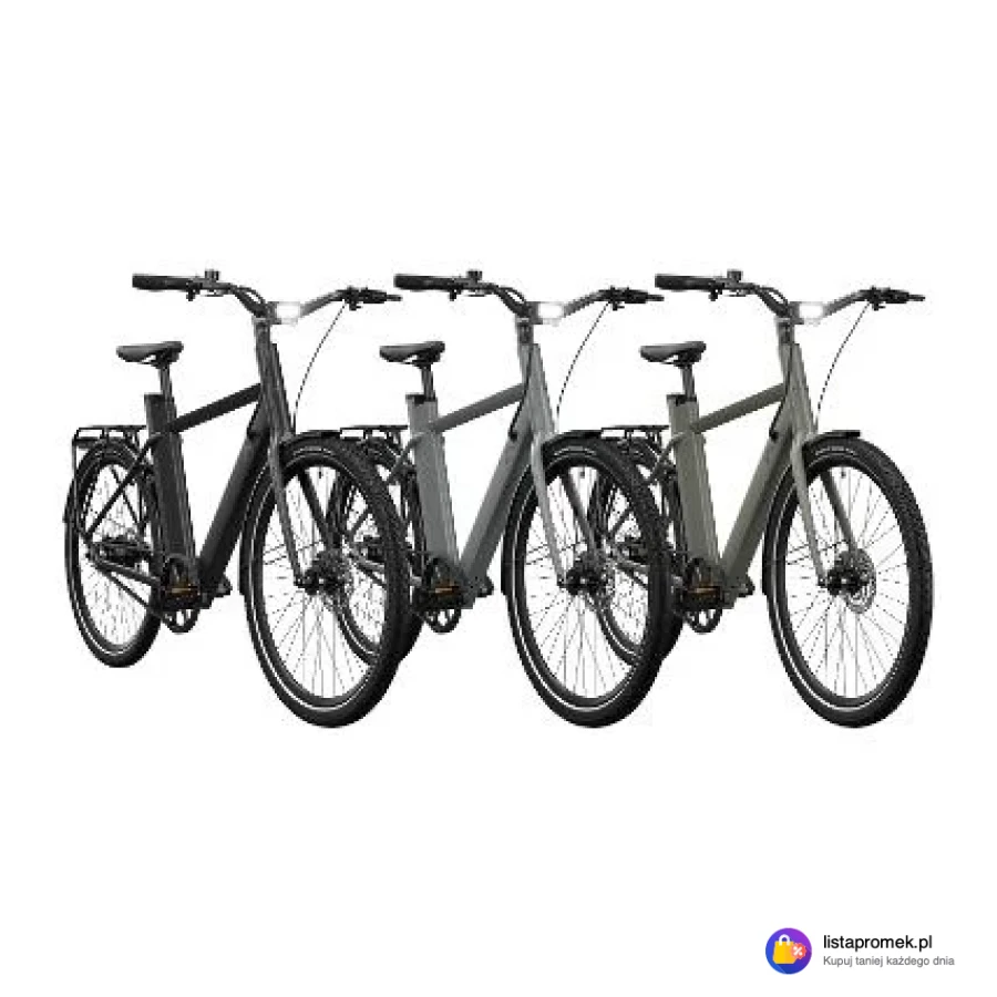 Rower miejski elektryczny X.3 GATES z napędem na pasku, 355 Wh