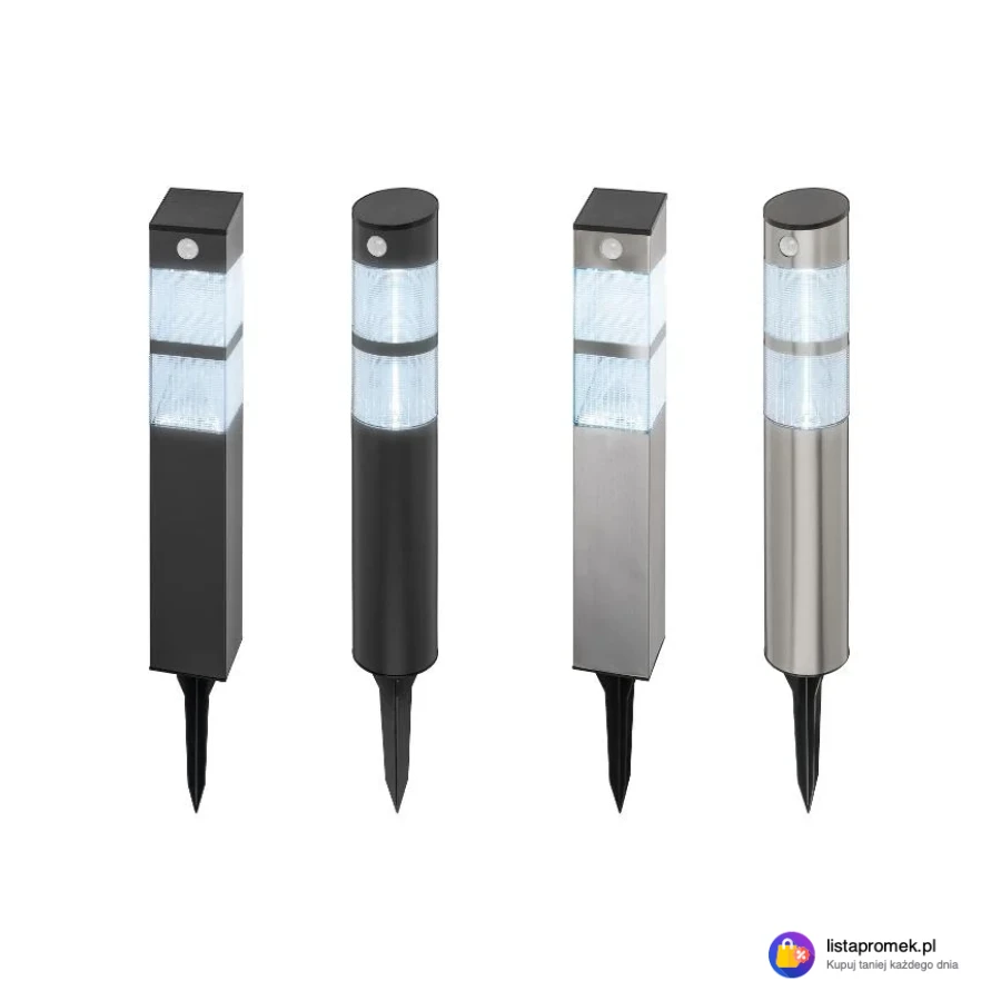 Solarna lampa ogrodowa LED z czujnikiem ruchu