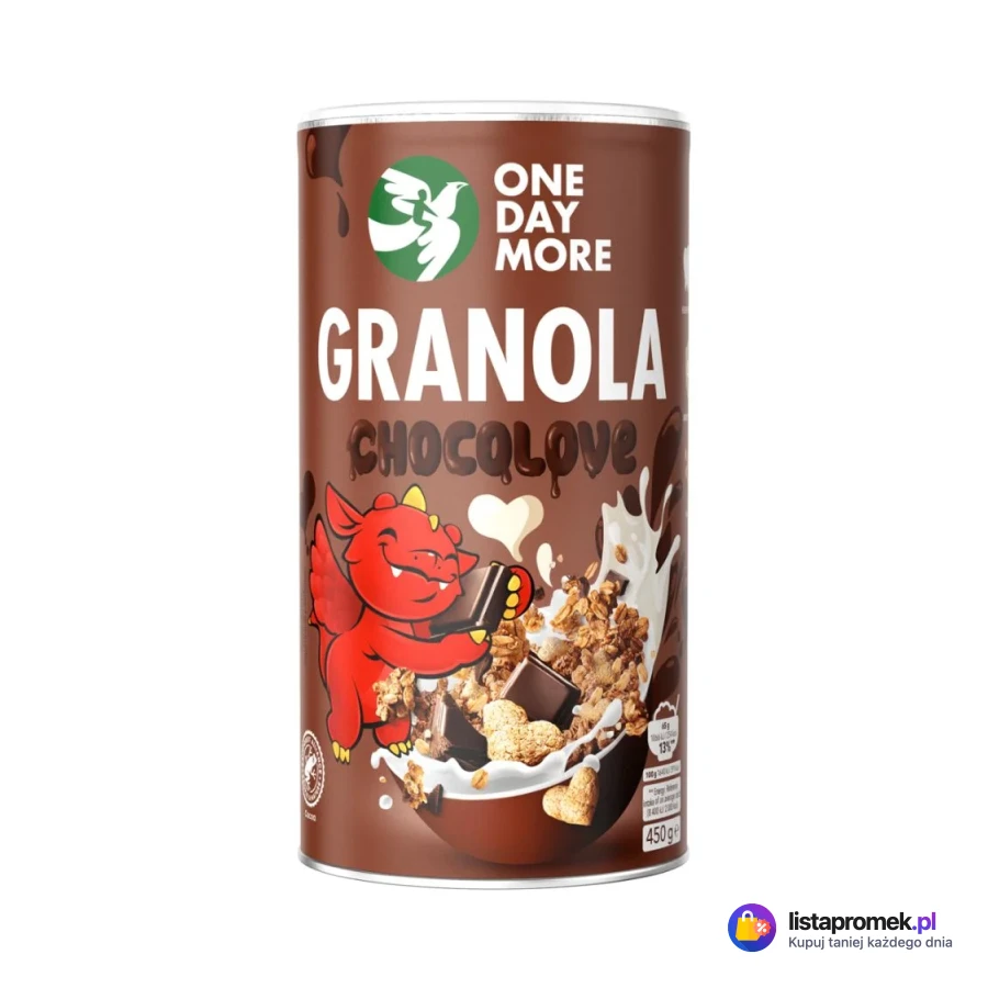 Granola czekoladowa lub owocowa