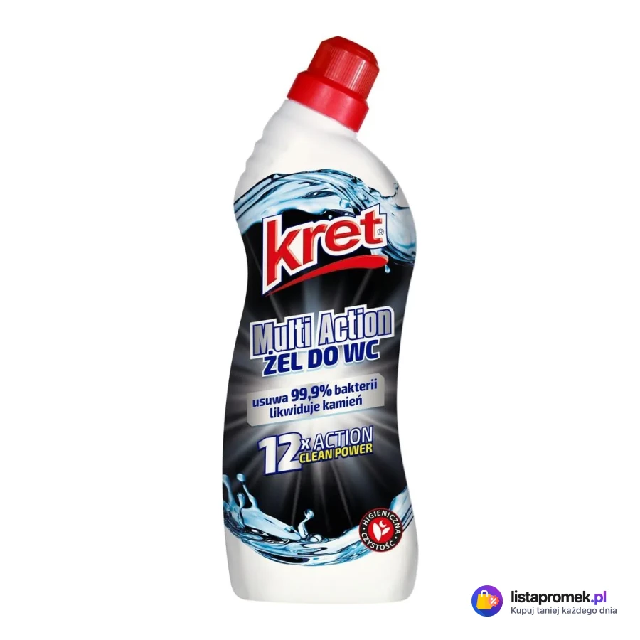 Żel Kret do WC, wybrane rodzaje