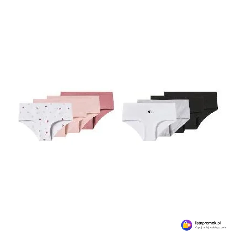 Majtki dziewczęce z bawełny, 4 pary