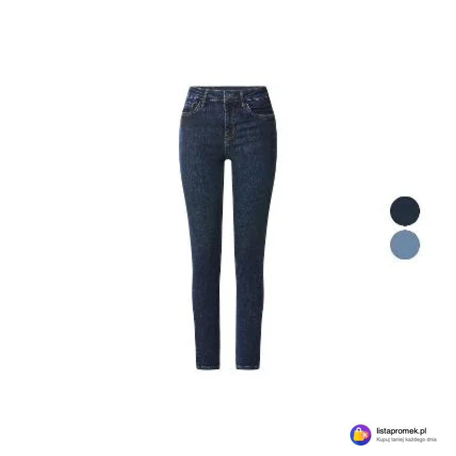 Jeansy skinny fit lub push-up skinny fit damskie