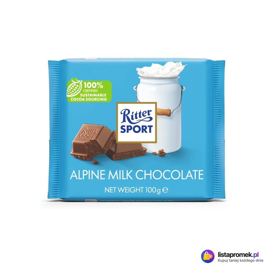 Czekolada Ritter Sport, różne rodzaje