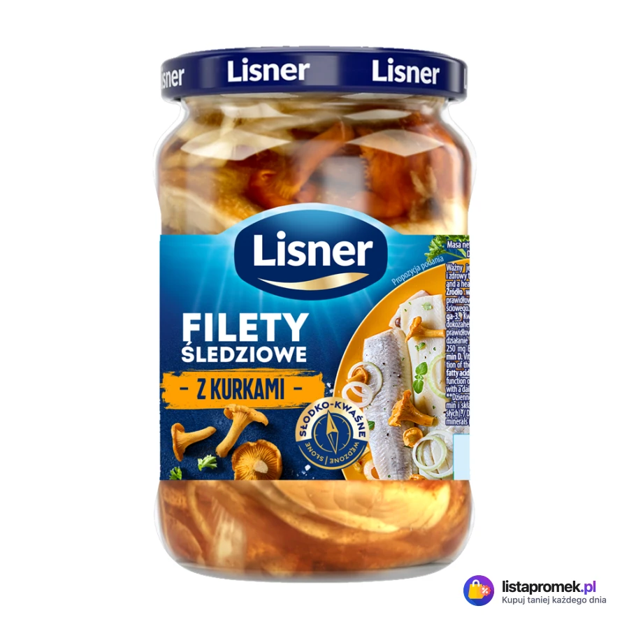Filety śledziowe po wiejsku lub z kurkami