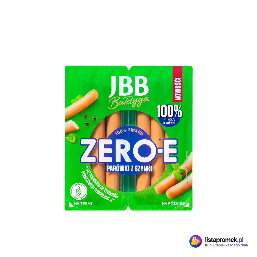 Parówki z szynki zero-e