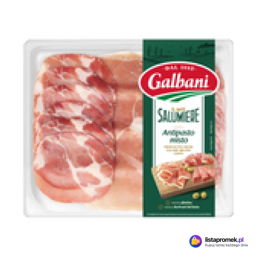Szynka prosciutto di parma, antipasto misto