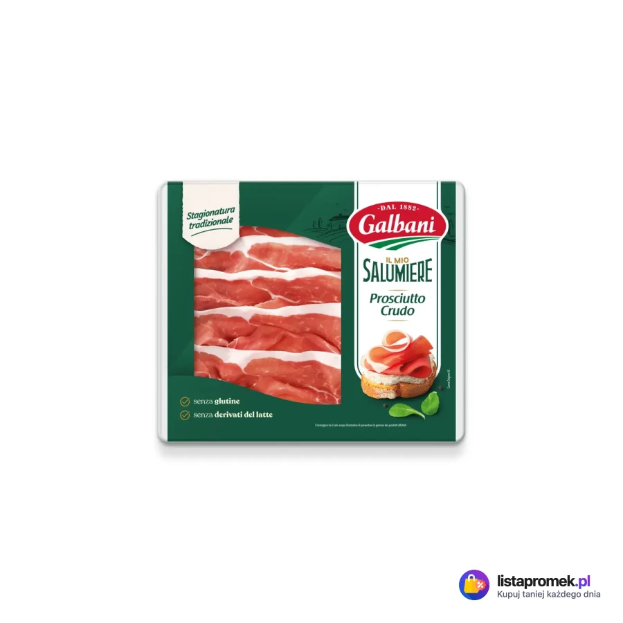 Szynka prosciutto crudo, salame milano, speck lub salame spianata