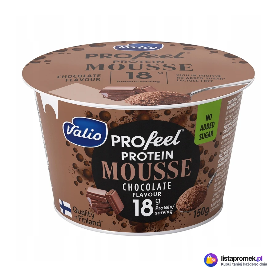 Serek, mus lub pudding proteinowy, różne rodzaje
