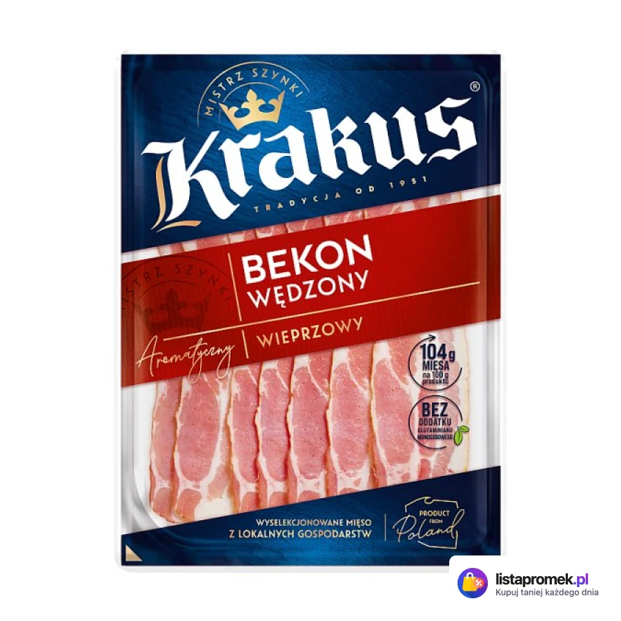 Boczek wędzony parzony