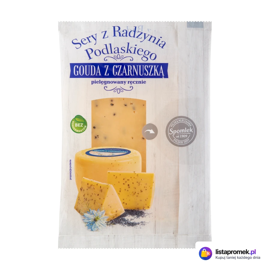 Gouda z czarnuszką lub kozieradką
