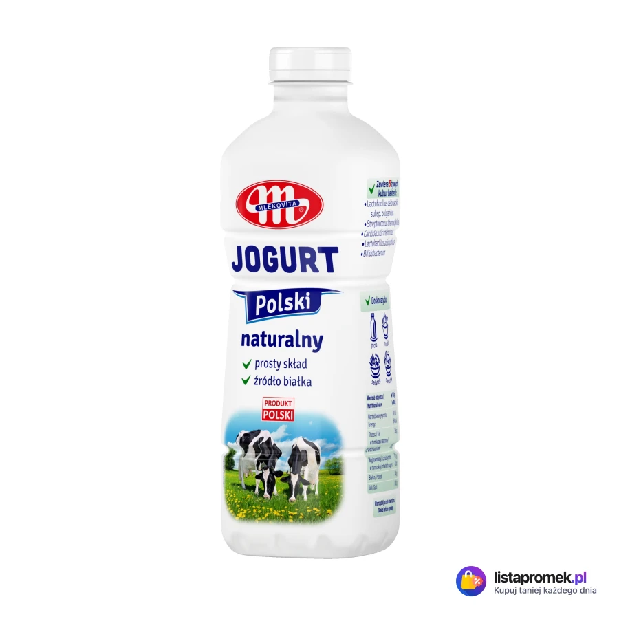 Jogurt Polski do picia, różne rodzaje