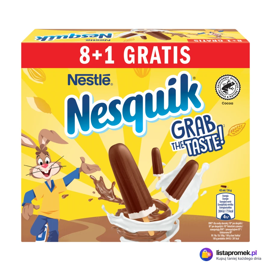 Lody Kaktus lub Nesquik multipack