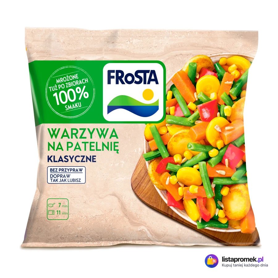 Warzywa na patelnię, wybrane rodzaje