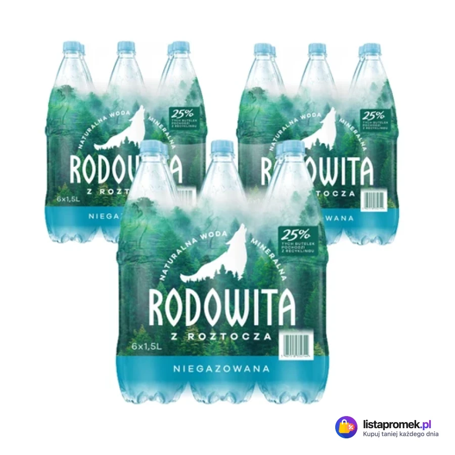 Woda Rodowita, wybrane rodzaje