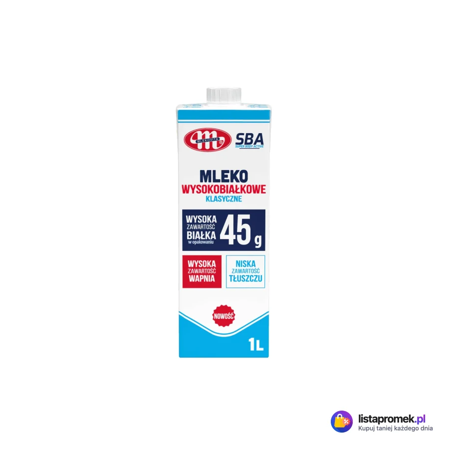 SBA mleko wysokobiałkowe 0,5% tł.