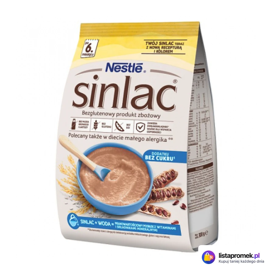 Bezglutenowy produkt zbożowy Sinlac