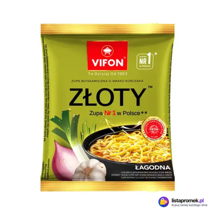 Zupa błyskawiczna, wybrane rodzaje