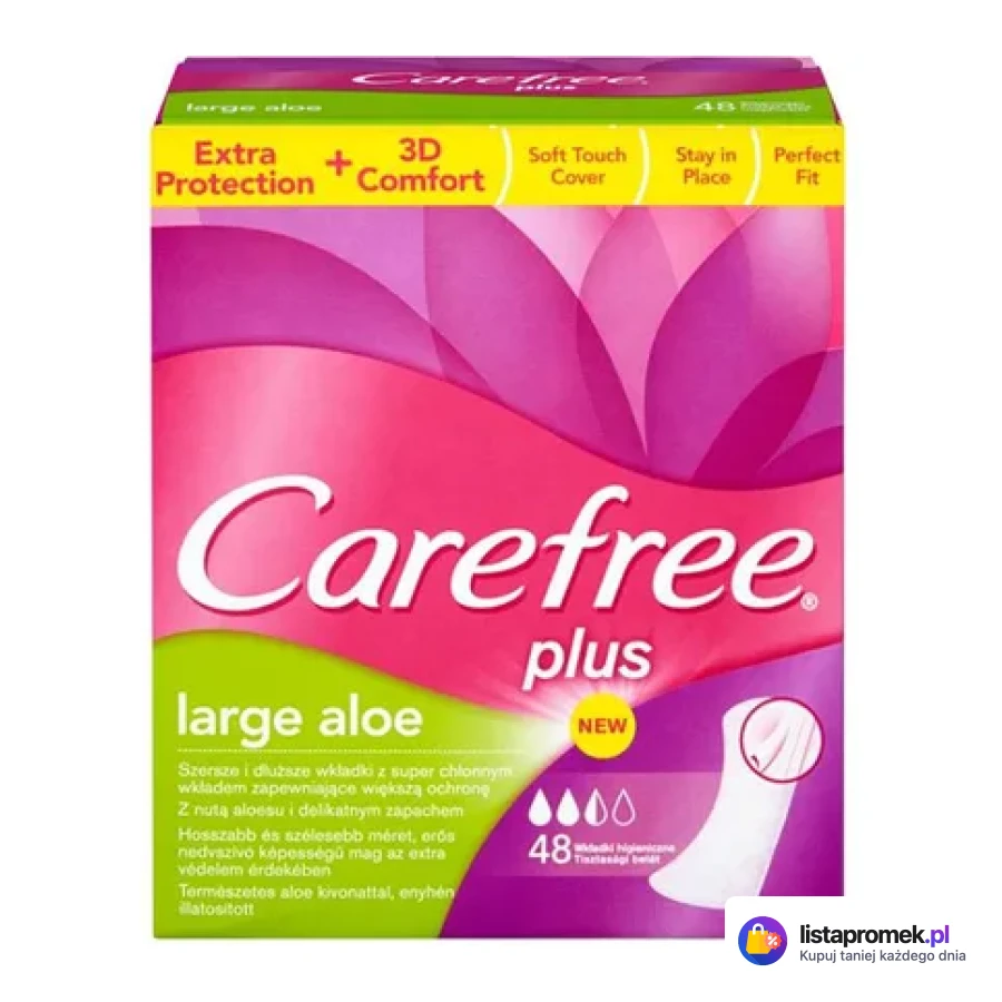 Wkładki higieniczne Carefree