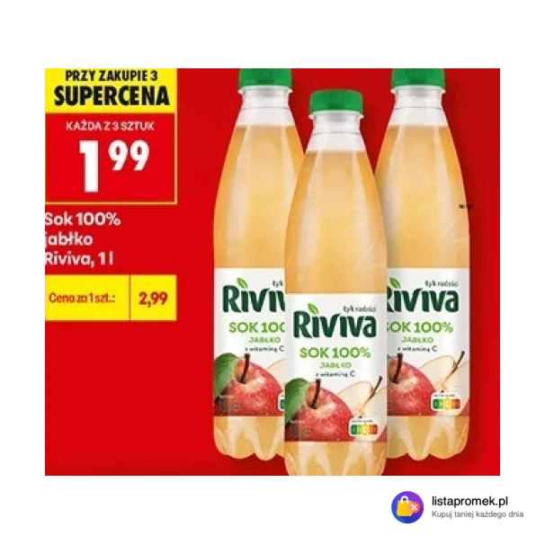 Sok 100% jabłko Riviva, 11