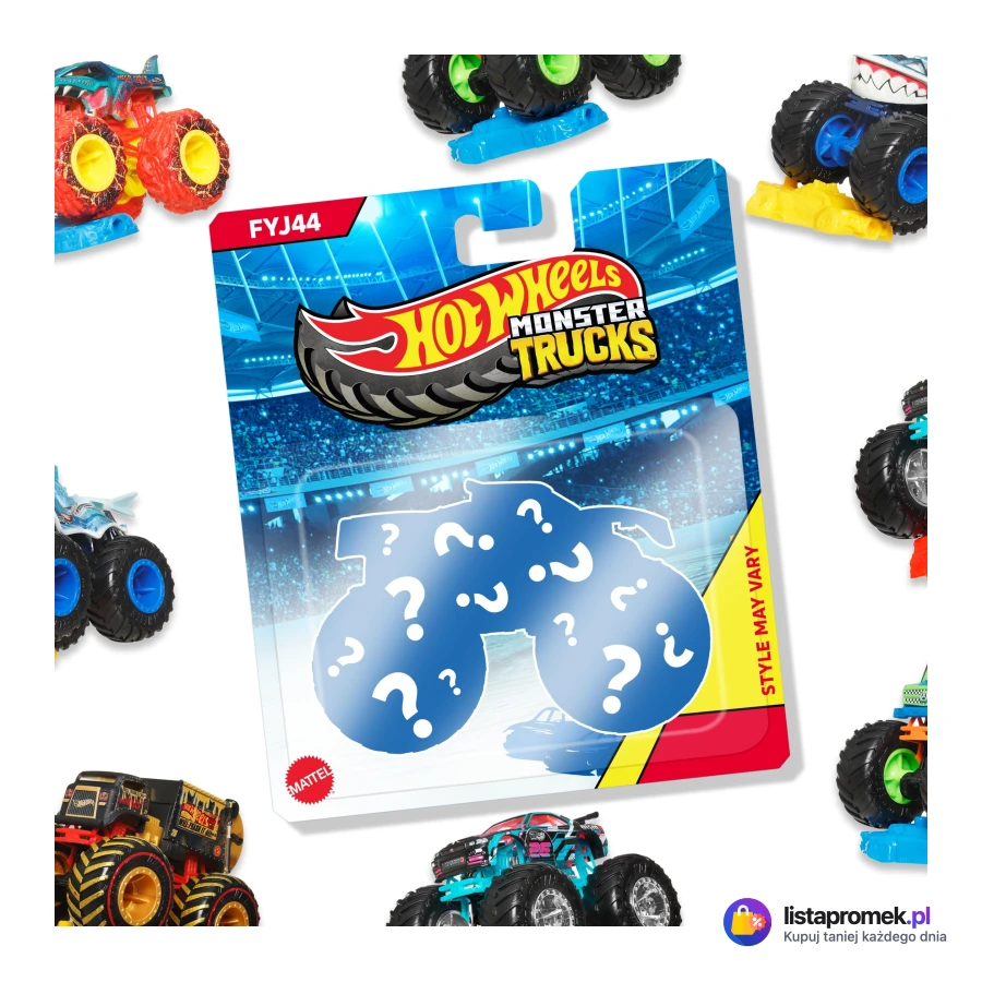 Samochodzik Hot Wheels, różne wzory