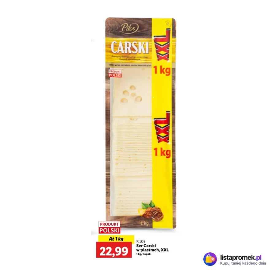 Ser Carski w plastrach, XXL