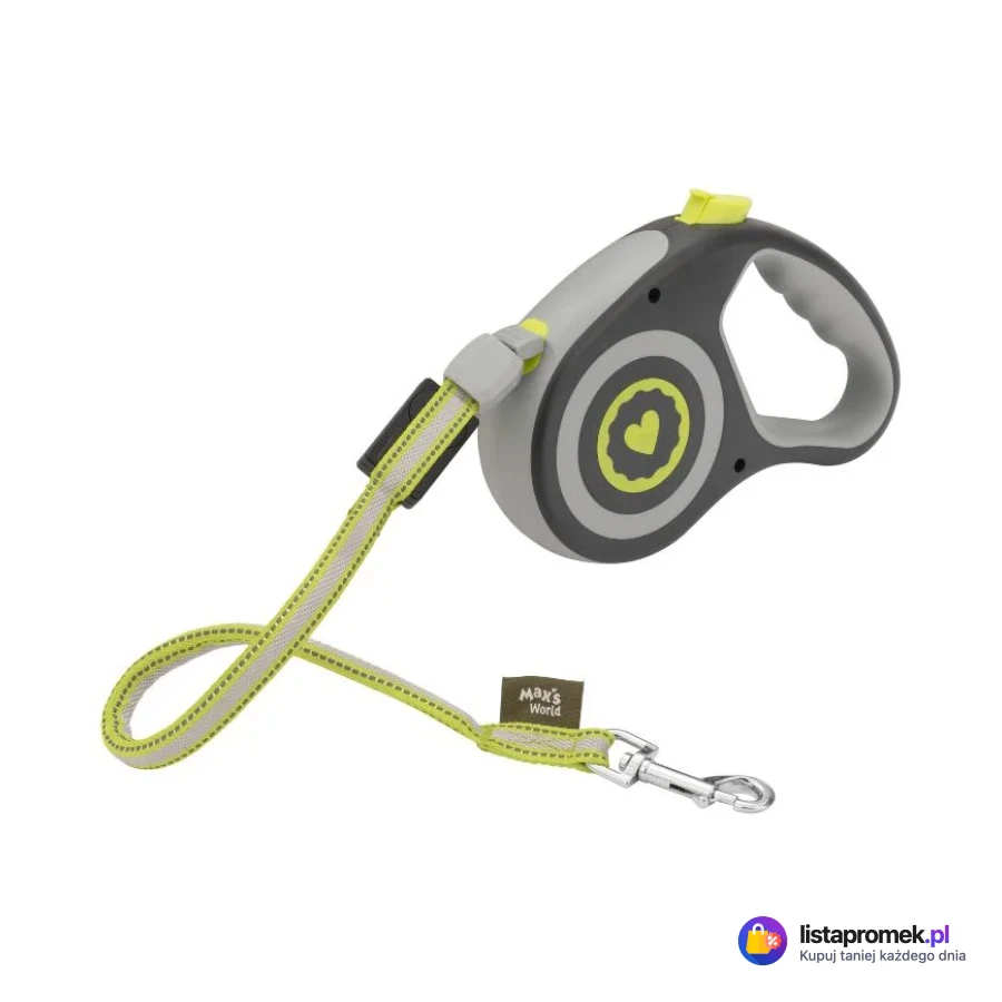 Smycz z mechanizmem zwijającym
